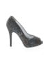 Ron White Stars Silver Black Heels Size EU 35 1/2 - photo 1