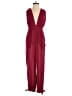 Lulus Solid Burgundy Jumpsuit Size XS - photo 1