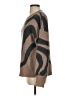 Studio Animal Print Brown Pullover Sweater Size S - photo 5
