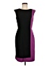 AB Studio Color Block Purple Cocktail Dress Size 6 - photo 1