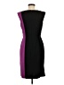 AB Studio Color Block Purple Cocktail Dress Size 6 - photo 2