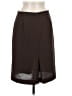 Barrie Pace 100% Polyester Solid Brown Formal Skirt Size 8 (petite) - photo 1