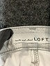 Ann Taylor LOFT Metallic Silver Jeans Size 10 - photo 7