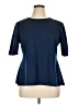 St. John Blue Short Sleeve Top Size 14 - photo 1