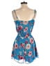 Mi ami 100% Polyester Floral Blue Romper Size XS - photo 2