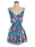 Mi ami 100% Polyester Floral Blue Romper Size XS - photo 1