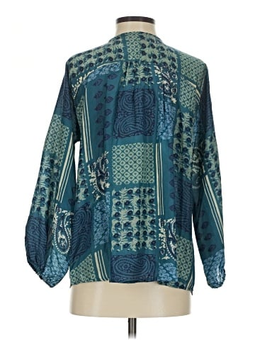 Hannah 3/4 Sleeve Silk Top (view 2)