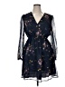 Unbranded 100% Polyester Blue Cocktail Dress Size XL - photo 1