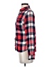 Christopher & Banks 100% Rayon Plaid Red Long Sleeve Button-Down Shirt Size S - photo 5