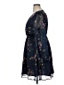 Unbranded 100% Polyester Blue Cocktail Dress Size XL - photo 5