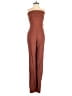 Zara Solid Brown Jumpsuit Size XS - photo 1