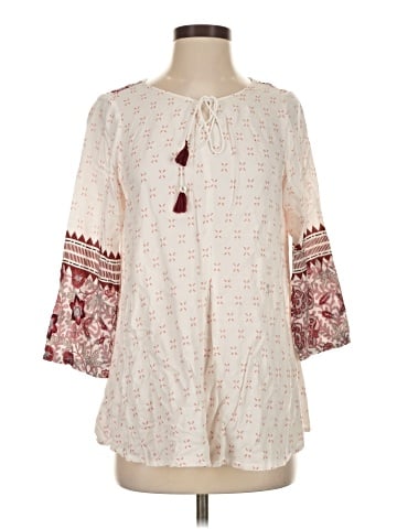 Global Desi 3/4 Sleeve Blouse (view 1)