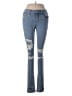 Express Jeans Hearts Blue Jeans Size 2 - photo 1