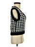 J for Justify 100% Acrylic Houndstooth Black Sweater Vest Size S - photo 4