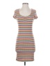 Luna Chix Stripes Gray Casual Dress Size S - photo 1
