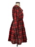 Assorted Brands Plaid Red Casual Dress Size XS - photo 4