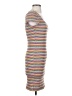Luna Chix Stripes Gray Casual Dress Size S - photo 4