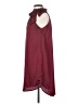 TCEC 100% Polyester Solid Burgundy Cocktail Dress Size S - photo 5