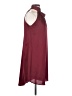 TCEC 100% Polyester Solid Burgundy Cocktail Dress Size S - photo 4
