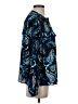 Marie Oliver Paisley Blue Long Sleeve Blouse Size S - photo 4