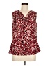 212 Collection 100% Polyester Red Tank Top Size M - photo 1