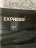 Express 100% Polyester Solid Black Formal Skirt Size 6 - photo 4