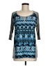 Dolan Blue 3/4 Sleeve Top Size M - photo 1
