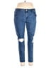 Mossimo Hearts Blue Jeans Size 18 - photo 1