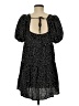 Things Between 100% Rayon Polka Dots Black Casual Dress Size M - photo 2