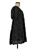 Things Between 100% Rayon Polka Dots Black Casual Dress Size M - photo 4