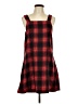 Shein Plaid Red Casual Dress Size L - photo 1