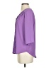 Buttons 100% Polyester Purple 3/4 Sleeve Blouse Size S - photo 5