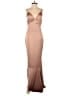Alamour Metallic Tan Cocktail Dress Size XXS - photo 1