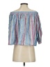 FRAME 100% Linen Blue 3/4 Sleeve Blouse Size XS - photo 2