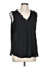 Unbranded Black Sleeveless Blouse Size L - photo 1