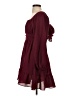 Shein 100% Polyester Solid Burgundy Cocktail Dress Size 4 - photo 5