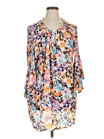 Anne Cole 3/4 Sleeve Blouse (view 1)