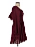 Shein 100% Polyester Solid Burgundy Cocktail Dress Size 4 - photo 4