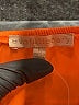 Evolutionary 100% Polyester Orange Short Sleeve Blouse Size L - photo 4