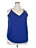 EVERA B 100% Polyester Blue Sleeveless Blouse Size XXL - photo 1