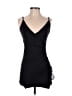 Garage Solid Black Cocktail Dress Size XS - photo 1