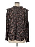 Ann Taylor LOFT 100% Rayon Paisley Black Long Sleeve Blouse Size M - photo 1