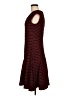 Just... Taylor Checkered-gingham Red Burgundy Casual Dress Size 6 - photo 5