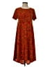 Lularoe Paisley Orange Casual Dress Size XS - photo 1