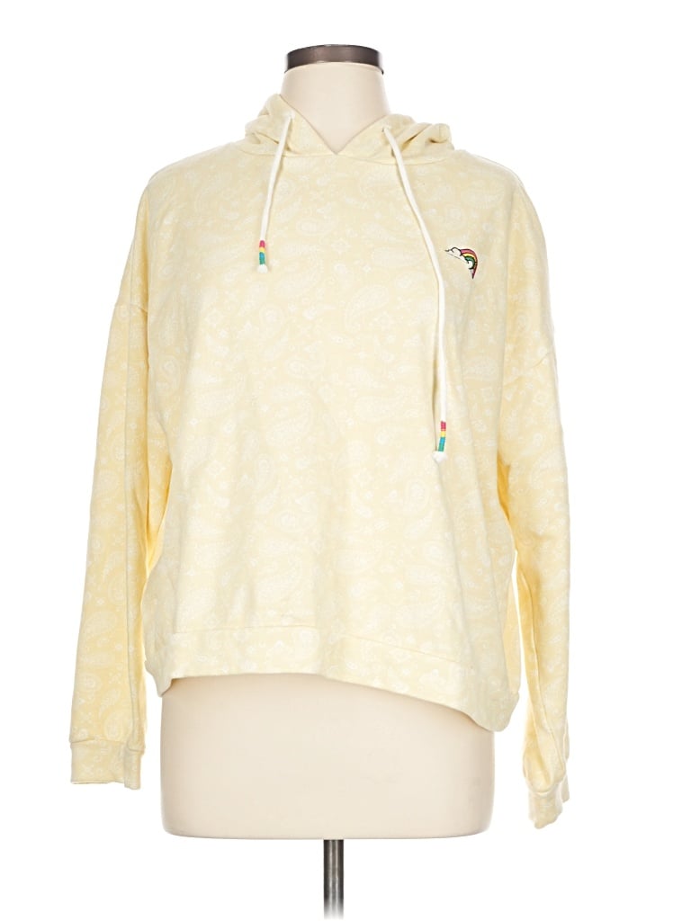 Click to view more detailed imagery on our partner's website Pre-owned Aqua Pullover Sweater In Yellow
