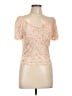 Louna Orange Short Sleeve Top Size L - photo 1