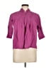 Provogue Purple 3/4 Sleeve Button-Down Shirt Size XL - photo 1