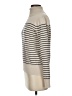 Tea n Rose Stripes Ivory Turtleneck Sweater Size S - photo 5