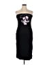 Charlotte Russe Graphic Black Cocktail Dress Size XL - photo 1