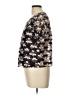 BCNU Be Seeing You 100% Polyester Black Short Sleeve Blouse Size L - photo 5